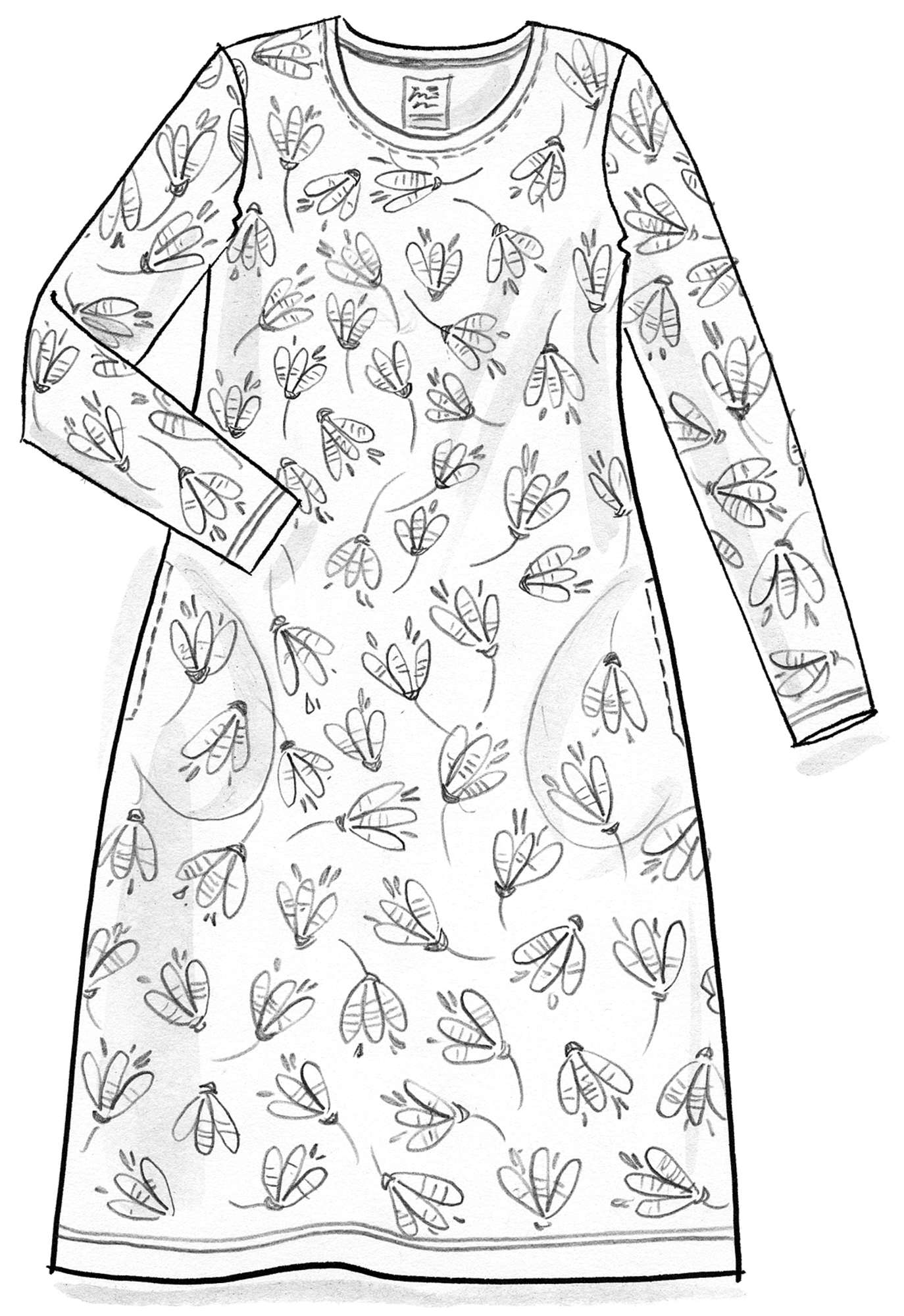 Kleid „Tulpi“ aus Öko-Baumwolle/Elasthan