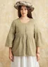 Blouse "Tanne" en coton biologique (fléole S)