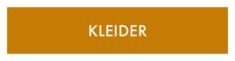 Ein gelbes Feld mit dem Wort „Kleider“ in Weiss.
