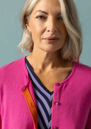 Vest van biologisch/gerecycled katoen - hibiscus