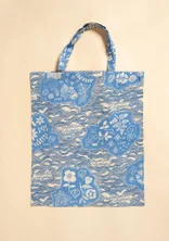 Organic cotton fabric tote bag M - 