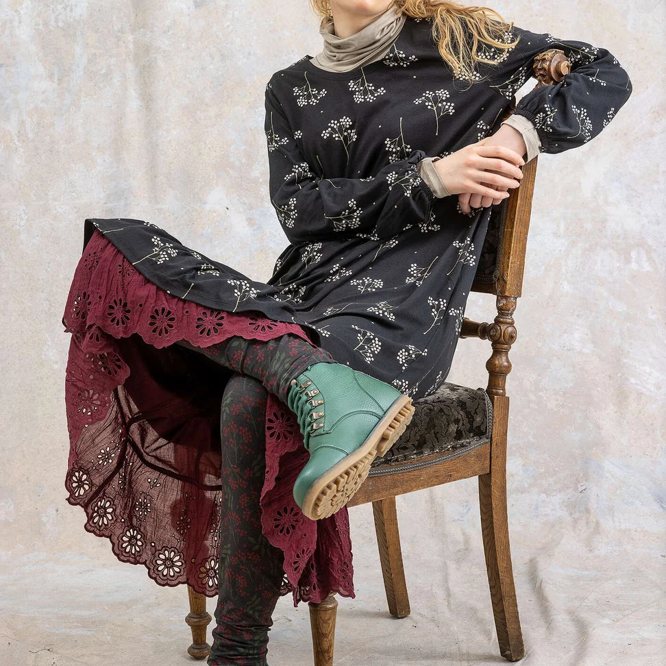 Jerseykleid „Rönnbär“ aus Bio-Baumwolle/Modal - schwarz