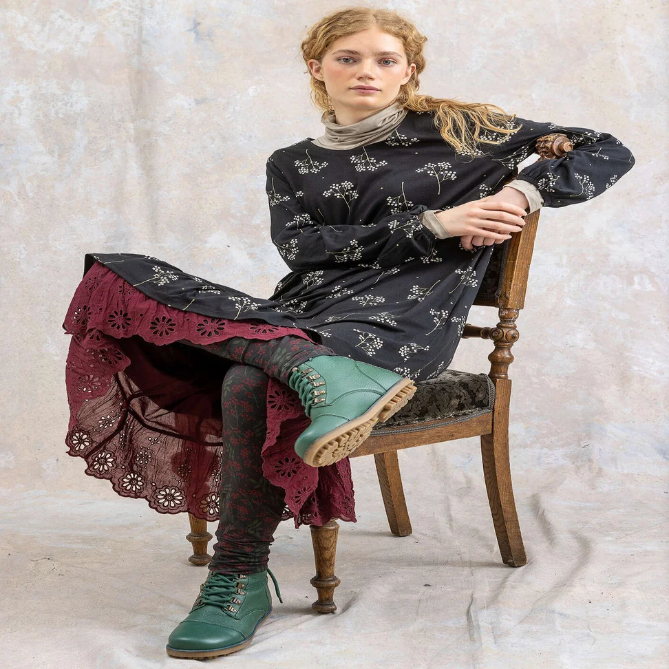 Jerseykleid „Rönnbär“ aus Bio-Baumwolle/Modal - schwarz