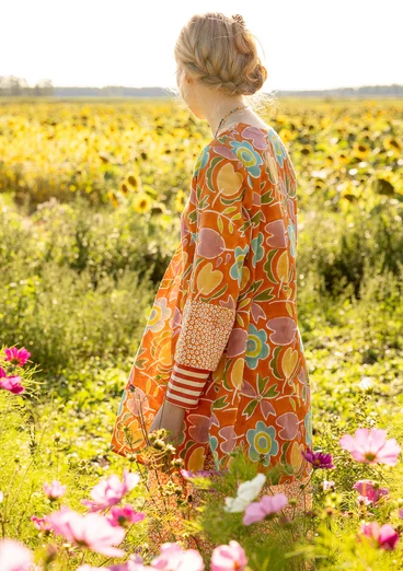 “Cikoria” woven organic cotton tunic - masala