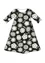 “Sunflower” jersey dress in lyocell/spandex (black S)