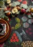 “Fruits” tablecloth in organic cotton (dark ash grey One Size)
