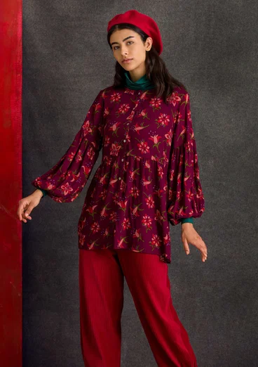 Amaryllis smock blouse -