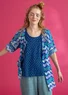 Jerseytop aus Bio-Baumwolle (indigo S)