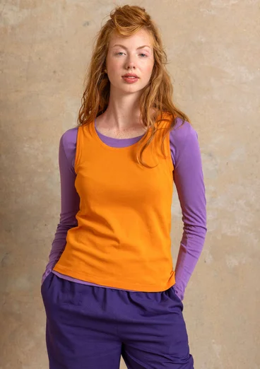 Jerseyshirt aus Bio-Baumwolle - kosmoslila