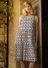 Jerseykleid „Papillon“ aus Bio-Baumwolle - feder
