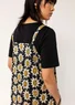 Robe "Afrodite" en coton biologique tissé (noir M)