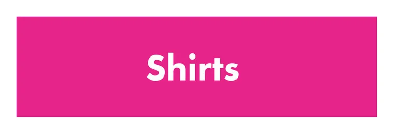 Ein rosa Feld mit dem Wort „Shirts“ in Weiß.
