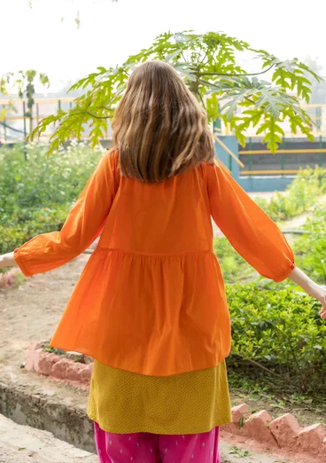 “Insta” organic cotton smock blouse - nectar
