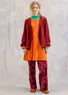 “Alora” organic cotton jersey tunic (rosehip M)