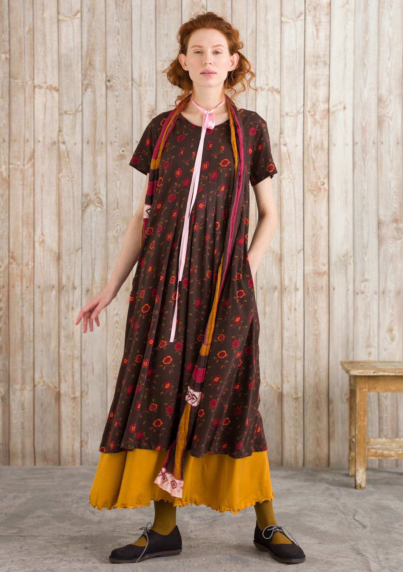 Kleid Vanja mulberry/patterned