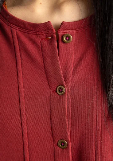 Jerseyjacke aus Bio-Baumwolle - rooibos