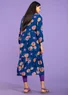 Robe en viscose tissée (bleu indigo XL)