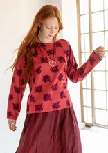 “Calla” organic cotton/modal top - rosewood