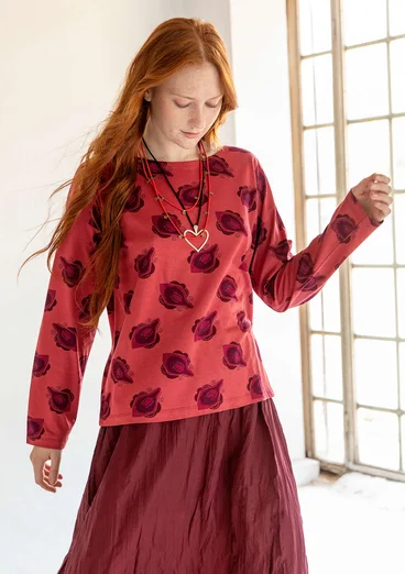 Shirt „Calla“ aus Bio-Baumwolle/Modal - rosenholz