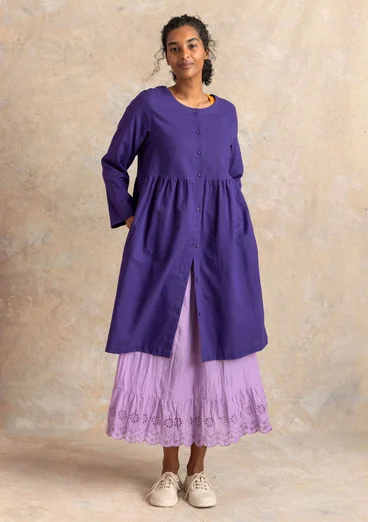 Kleid „Vendela“ aus Bio-Baumwollgewebe - nachthimmel