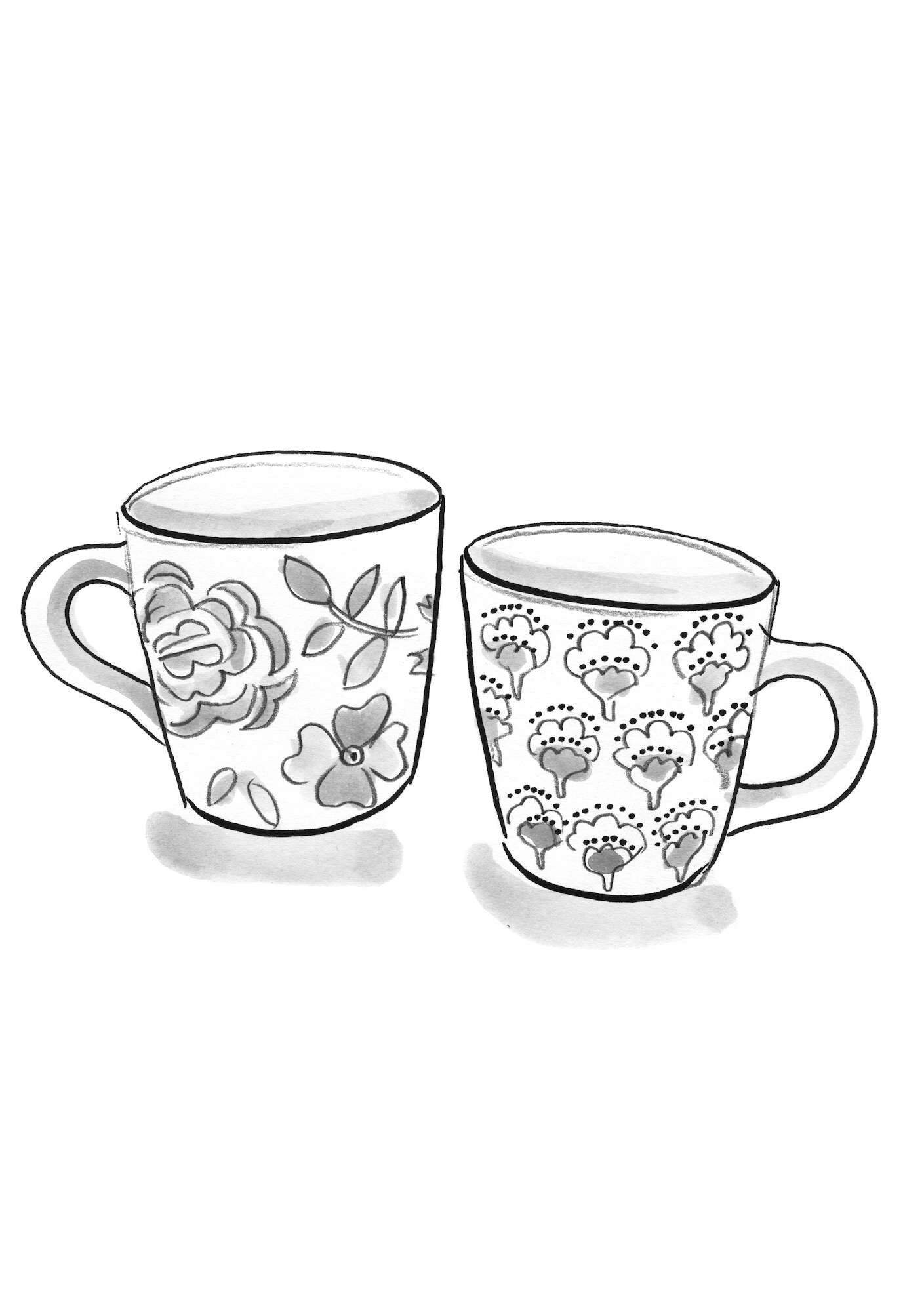 “Orsa” ceramic espresso cup 2-pack
