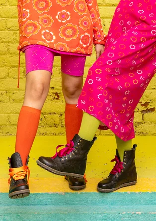 Polvisukat ekopuuvillaa - chili