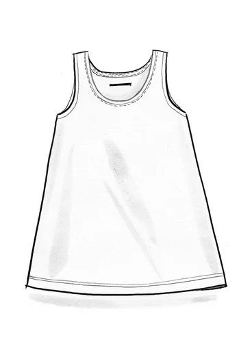 Jerseytop aus Bio-Baumwolle/Elasthan - hellindigo