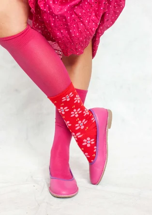 Ballerina's "Ester" van nappa - donkerpioen