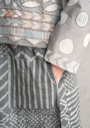 “Calcutta” organic cotton jacket - grey