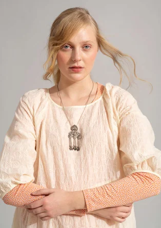Webkleid „Duha“ aus Bio-Baumwolle - ungebleicht