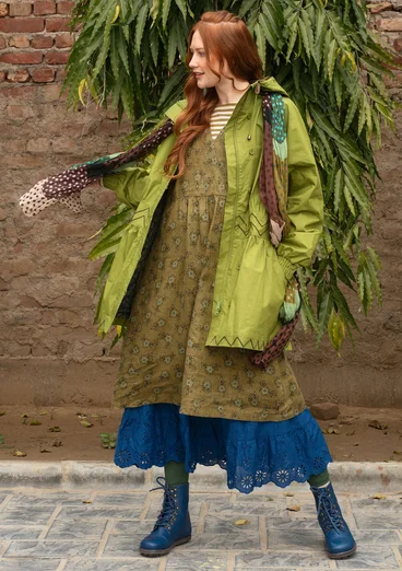 Parka „Judit“ aus Bio-Baumwollgewebe - birkenlaub
