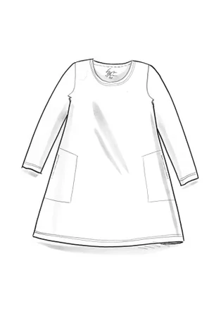 “Billie” jersey tunic in organic cotton/modal - sky blue