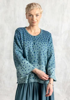 “Siv” recycled/organic cotton cardigan - verona green