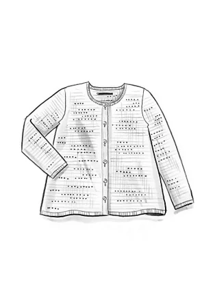 Organic/recycled cotton cardigan - beetroot