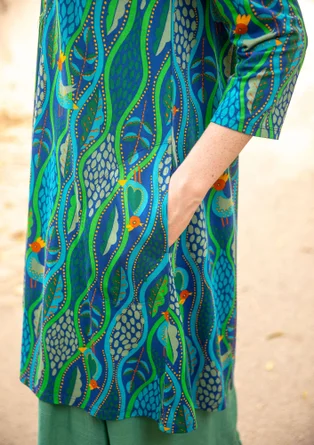Jerseykleid „Polly“ aus Bio-Baumwolle/Modal - porzellanblau