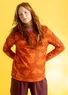 Jerseyshirt „Stella“ aus Bio-Baumwolle/Elasthan (chili-gemustert M)