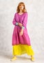 Geweven jurk  Lilly  van biologisch katoen wilde roos thumbnail