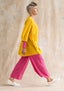“Ada” lyocell/elastane jersey trousers hibiscus/patterned thumbnail