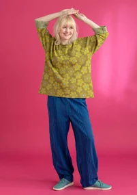 Pullover „Polli“ aus Bio-/Recycling-Baumwolle - avocado