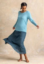 Jupon tissé en coton biologique - indigo vert