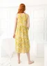 Robe "Bouquet" en coton biologique tissé (cytise L)