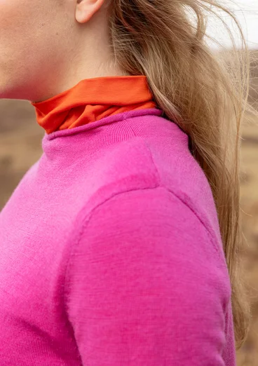 Feinstrick-Pullover aus zarter Wolle - weidenröschen
