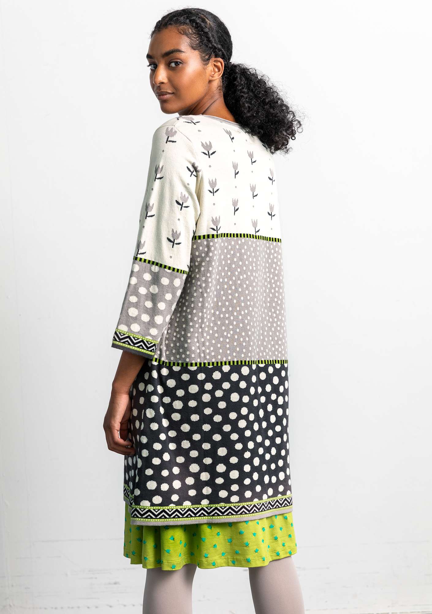 “Marisol” organic cotton knit tunic undyed thumbnail