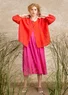 Linen blouse (radish S)