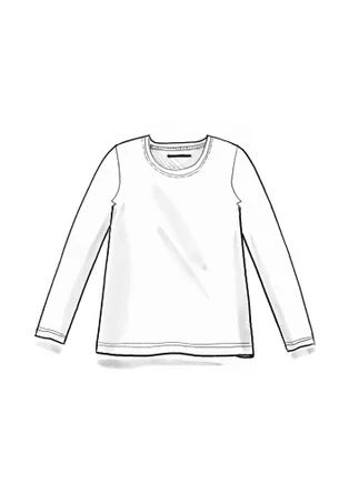 Jerseyshirt aus Bio-Baumwolle - karotte