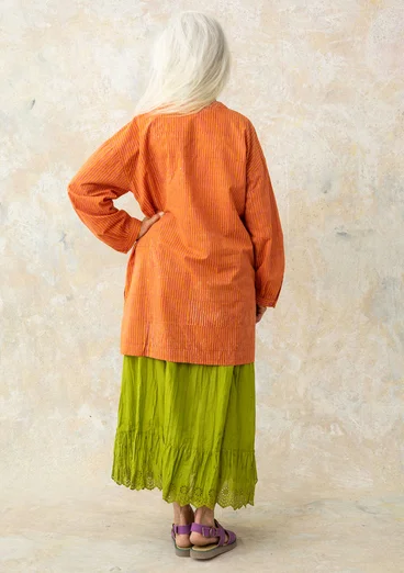 Chemise "Ella" en coton biologique tissé - masala
