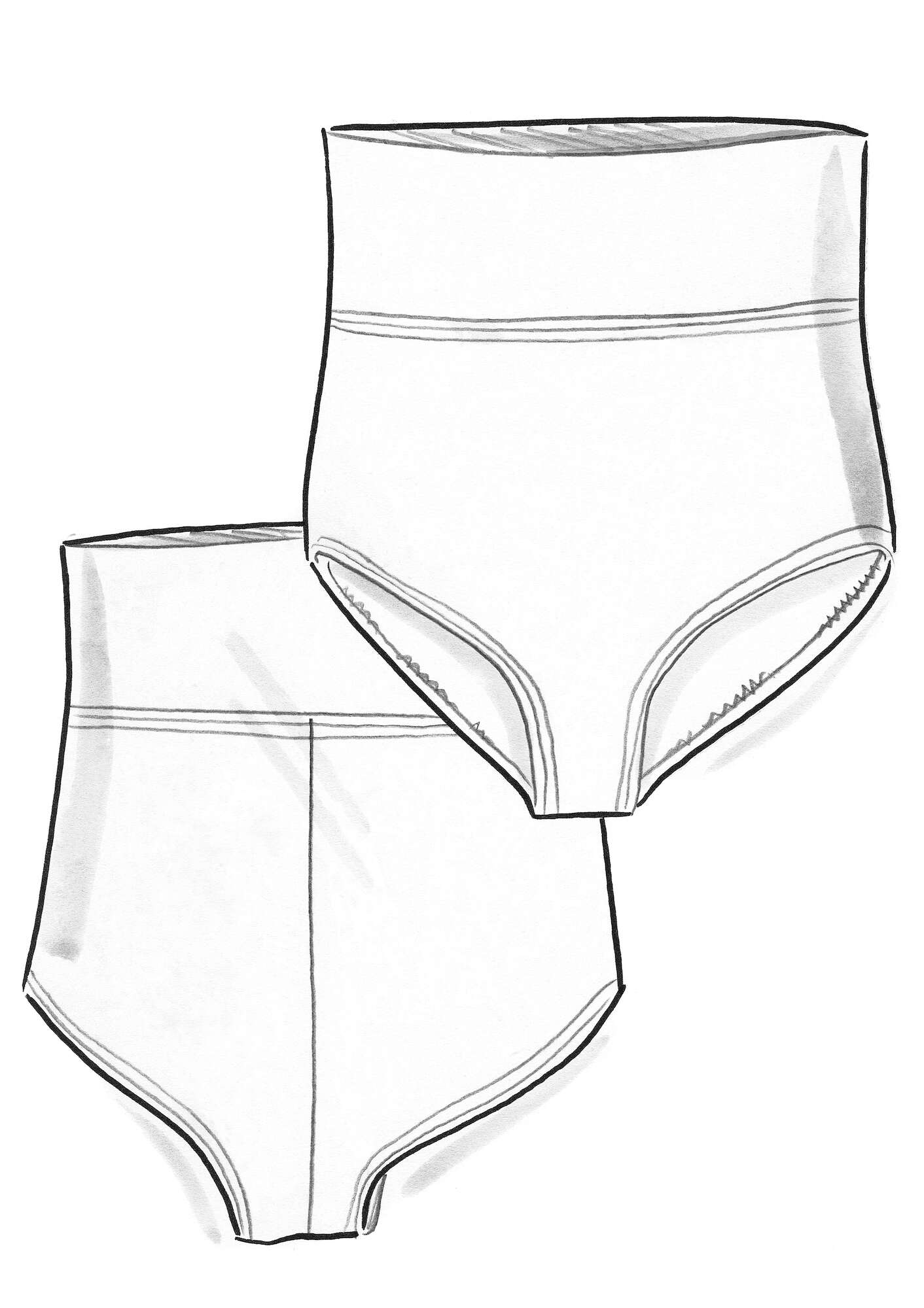 Bikinihousut ”Pacific” kierrätettyä polyamidia / elastaania