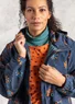 Parka „Fiona“ aus Recycling-Polyamid-Gewebe (indigo-gemustert M)