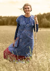 Kleid „Mallika“ aus Öko-Baumwolle - himmelblau