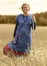 Kleid „Mallika“ aus Öko-Baumwolle (himmelblau S)